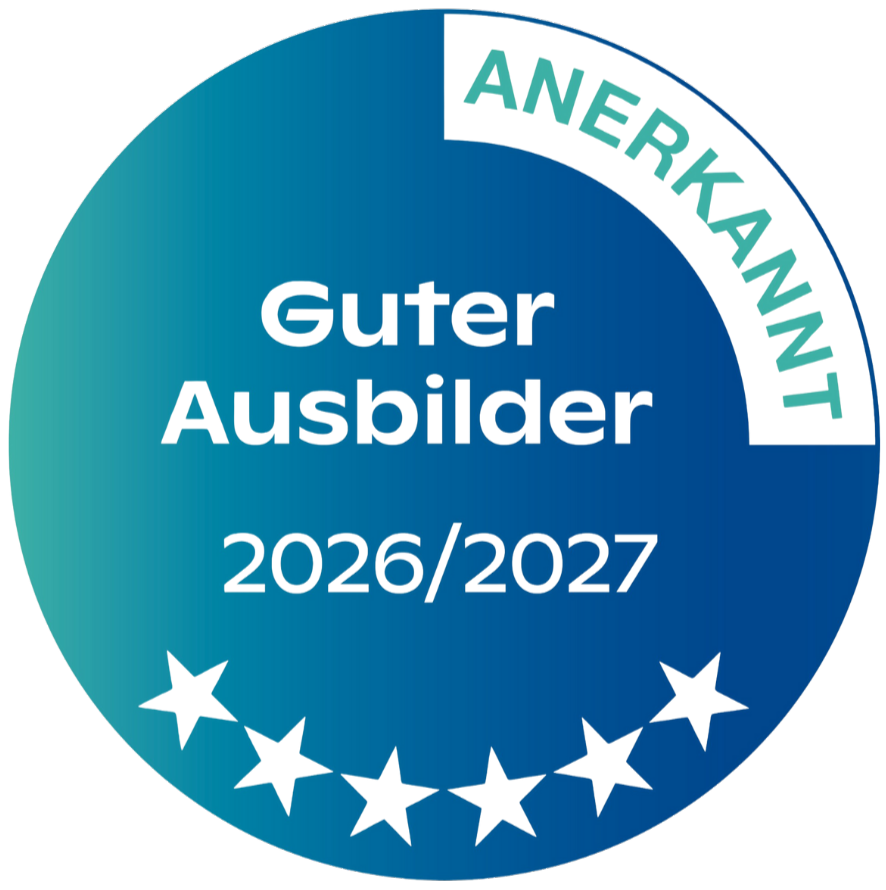 Guter-Ausbilder-Siegel 2026–2027 für qualitativ hochwertige Ausbildung